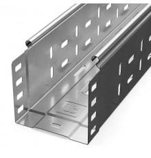 Лоток перфорированный Стандарт INOX (AISI 304) 100х100х3000 (0,8 мм) (3 м/уп)  PR16.2329  Промрукав