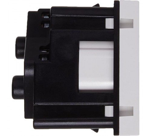 Розетка с заземлением, винтовые зажимы - без шторок 16А 250В - 45°- 2 модуля - белый  4521051  Daccord