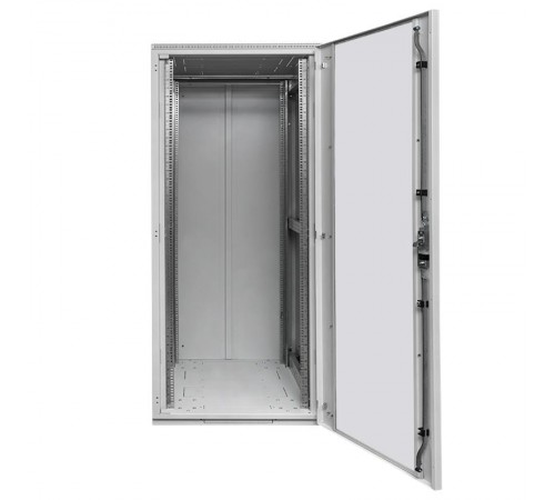Шкаф напольный 19" TERACOM PRO 18U 600x600 мм двери стеклянная с замком-ручкой и металлическая серый TRP-NTC-1866-41G EKF