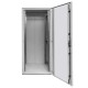 Шкаф напольный 19" TERACOM PRO 18U 600x600 мм двери стеклянная с замком-ручкой и металлическая серый TRP-NTC-1866-41G EKF