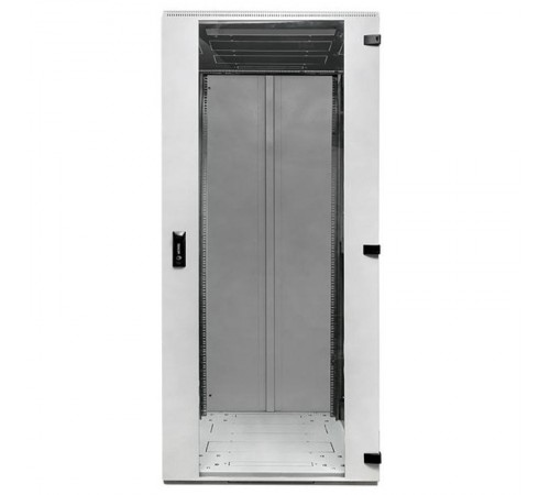 Шкаф напольный 19" TERACOM PRO 18U 600x600 мм двери стеклянная с замком-ручкой и металлическая серый TRP-NTC-1866-41G EKF