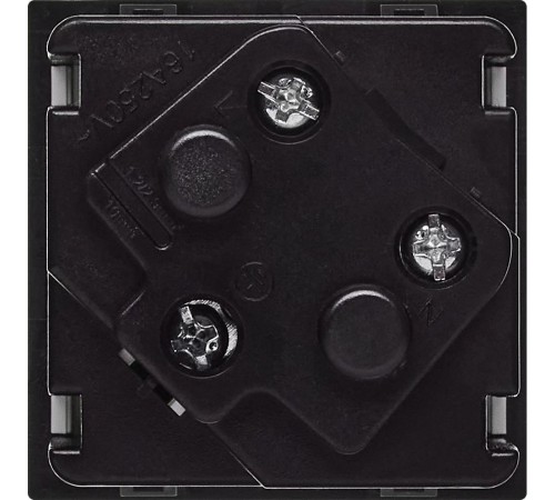 Розетка с заземлением, винтовые зажимы - без шторок 16А 250В - 45°- 2 модуля - белый  4521051  Daccord