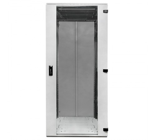 Шкаф напольный 19" TERACOM PRO 18U 600x600 мм двери стеклянная с замком-ручкой и металлическая серый TRP-NTC-1866-41G EKF