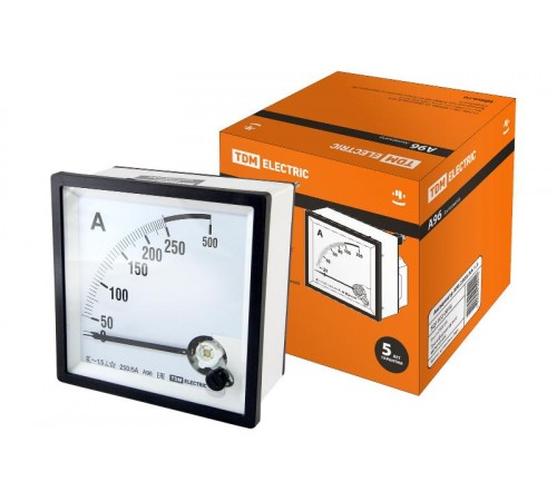 Амперметр А96   250А/5А-1.5   SQ1102-0016  TDM