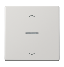 Клавиша для KNX кнопки, 1 группа, с окошком и символами"стрелки"; дюропласт; светло-серый  LS101KO5PLG  Jung