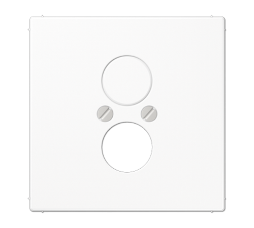 Крышка для 2-х гнезд (разъемов для громкоговорителей); белая  LS962WW  Jung