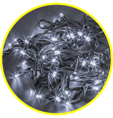 Гирлянда световая  NGF-S01-120CW-5-7.5m-230-C8-G-IP20  61812  Navigator