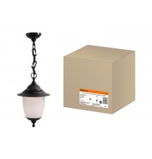 Светильник садово-парковый Прага Эл-11-70 60 Вт Е27 подвесной черный  SQ0330-0507  TDM