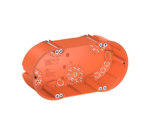 Монтажная коробка для полых стен двойная 139x68, H47, без галогена  2003822  OBO Bettermann