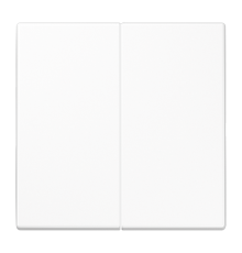 Двойная клавиша для балансирных механизмов выключателей (кнопок), в комплекте с CD95HP (крепежный элемент), возможно IP44; дюропласт; белый; LS990  L