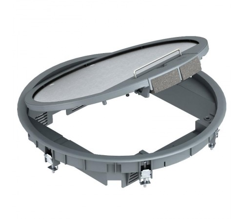 Лючок GESR9 SRU (универсальный) 12xModul45 (полиамид,серый) (GESR9 SR U 7011)  7405512  OBO Bettermann