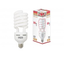 Лампа энергосберегающая КЛЛ  55Вт Е27 827 cпираль НЛ-HS  SQ0347-0037  TDM