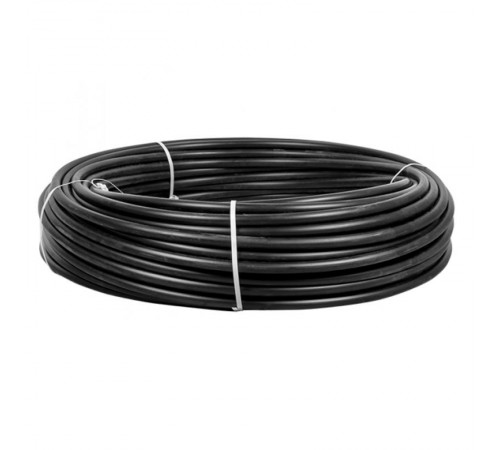 Труба жесткая гладкая ПНД 20мм (100м/уп) черный PROxima  tpndg-20  EKF