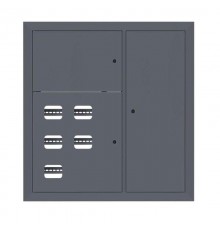 Щит этажный 5 кв. RAL7024 (1000х950х150)  PROxima mb29-v-5-ral7024 EKF