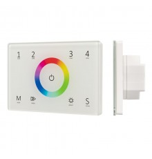 Панель Sens SMART-P83-RGB White (230V, 4 зоны, 2.4G) (Arlight, IP20 Пластик, 5 лет)  028402  Arlight