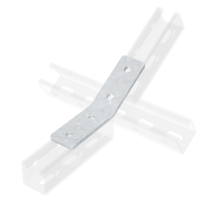Уголок крепежный двойной 45?, нержавеющая сталь AISI 304  IBMC1024C  DKC