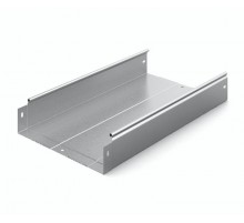 Металлический лоток неперфорированный 300х80х3000, толщ. 1,0 мм, гор. цинк, 313380  ЛНМЗТ-300х80х3000-1,0-ГЦ   Ostec