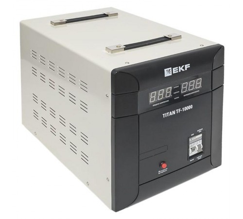 Стабилизатор напряжения электронный напольного исполнения TITAN -ТF-10000  stab-TF-10000 EKF