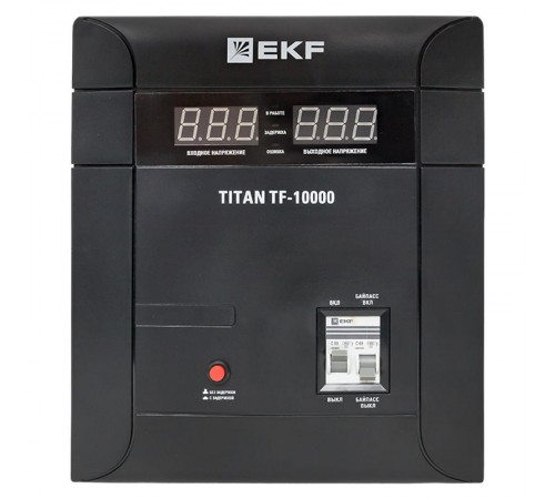 Стабилизатор напряжения электронный напольного исполнения TITAN -ТF-10000  stab-TF-10000 EKF
