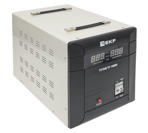 Стабилизатор напряжения электронный напольного исполнения TITAN -ТF-10000  stab-TF-10000 EKF