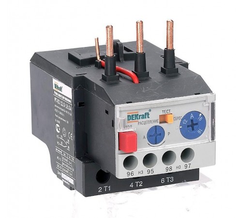 Реле электротепл. для конт. 25-32А 6,30-9,00А РТ-03 DEK  23118DEK  DEKraft