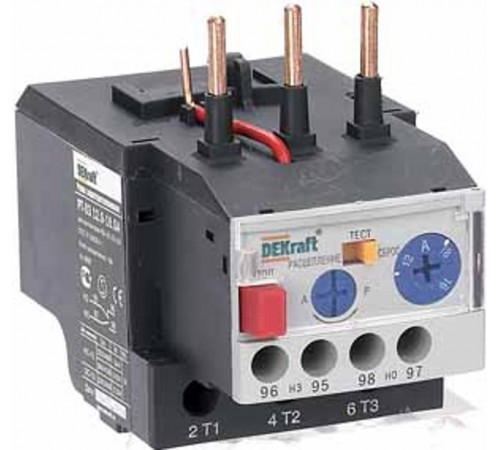 Реле электротепл. для конт. 25-32А 6,30-9,00А РТ-03 DEK  23118DEK  DEKraft