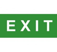 Эвакуационный знак ЭП17 EXIT 140x280 мм  ЭП17 140280  TechnoLux