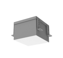 Светильник светодиодный DL-Grill Грильято 150х150 мм встр. 24Вт 4000 К 136х136х80 мм IP54 RAL7045 серый муар  V1-R0-70809-10000-5402440  VARTON