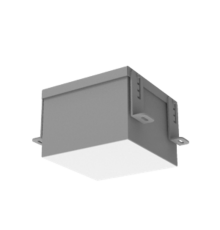 Светильник светодиодный DL-Grill Грильято 150х150 мм встр. 18Вт 3000 К 136х136х80 мм IP54 RAL7045 серый муар  V1-R0-70809-10000-5401830  VARTON