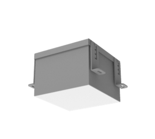 Светильник светодиодный DL-Grill Грильято 150х150 мм встр. 15Вт 4000 К 136х136х80 мм IP54 RAL7045 серый муар  V1-R0-70809-10000-5401540  VARTON