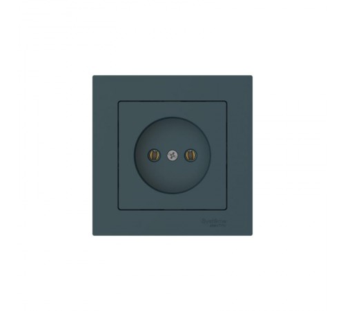 AtlasDesign Изумруд Розетка без заземления, 16А, (в сборе с рамкой), быстрозажимные клеммы  ATN000840S  SE