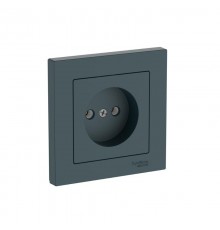 AtlasDesign Изумруд Розетка без заземления, 16А, (в сборе с рамкой), быстрозажимные клеммы  ATN000840S  SE