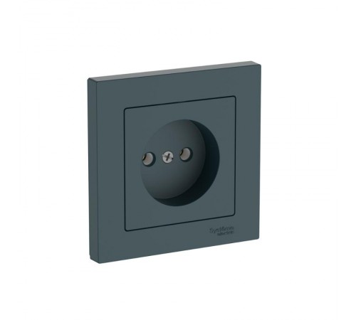 AtlasDesign Изумруд Розетка без заземления, 16А, (в сборе с рамкой), быстрозажимные клеммы  ATN000840S  SE