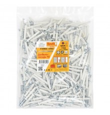 Дюбель-гвоздь YZ цилиндр. манжета нейлон 5x40 (250 шт)- пакет  147513  Tecfi