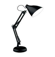 Светильник настольный GTL003 60W 220-240V E27 черный струбцина и основание 1/12  GT0032  Gauss