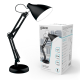 Светильник настольный GTL003 60W 220-240V E27 черный струбцина и основание 1/12  GT0032  Gauss