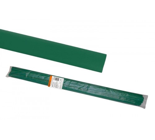 Термоусаживаемая трубка ТУТнг 10/5 зеленая по 1м (50 м/упак)  SQ0518-0218  TDM