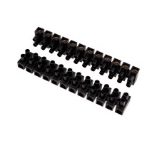 Клеммная винтовая колодка KВ-35 10-35, ток 80 A, полипропилен черный (10 шт./уп.)  07-5035-2  REXANT