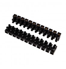 Клеммная винтовая колодка KВ-35 10-35, ток 80 A, полипропилен черный (10 шт./уп.)  07-5035-2  REXANT