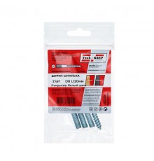 Шпилька сантехническая М8х120 (2шт) - пакет  112235  Tech-KREP