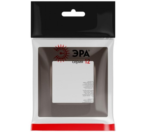 Рамка для розеток и выключателей  Серия 12 12-5201-13 на 1 пост, Классик, бронза  Б0067728  ЭРА