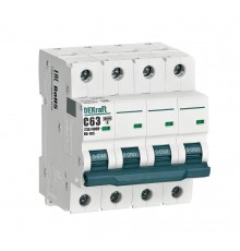 Выключатель автоматический четырехполюсный ВА-105 63А C 10кА  13195DEK  DEKraft