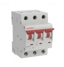 Автоматический выключатель модульный YON max типа MD63N, 6кА, 3 полюса, хар-ка C, 1А  MD63N-3PC1  DKC