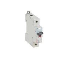 Выключатель автоматический  однополюсный DX3-E 6000 6А C 6кА  407260  Legrand