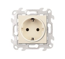 Simon 24 Сл. кость Розетка 2К+З Schuko   2450434-031  Simon