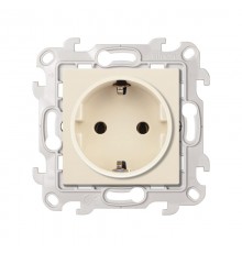 Simon 24 Сл. кость Розетка 2К+З Schuko   2450434-031  Simon