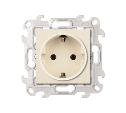 Simon 24 Сл. кость Розетка 2К+З Schuko   2450434-031  Simon
