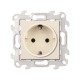Simon 24 Сл. кость Розетка 2К+З Schuko   2450434-031  Simon