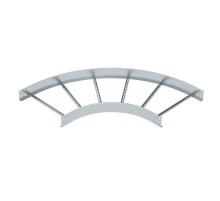 Угловая секция 90° лестничного лотка 110х600 мм R=500 мм (LB 90 1160 R5 FS)  6217690  OBO Bettermann