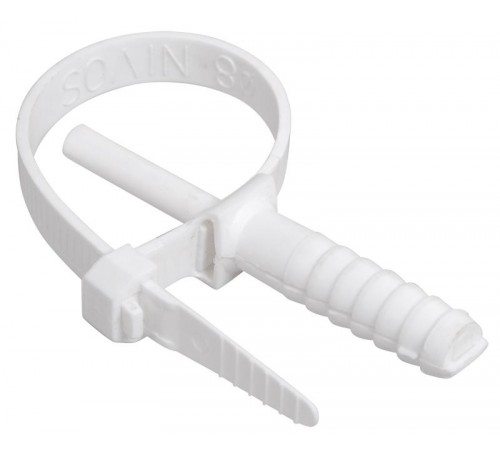 Хомут дюбельный ХД 7х150 белый (50шт/упак)   UHH80-7-150-50-K01-F  IEK